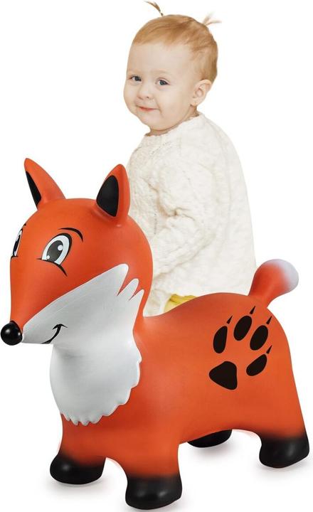 Image du produit Orange Hüpftier Fuchs mit Pumpe