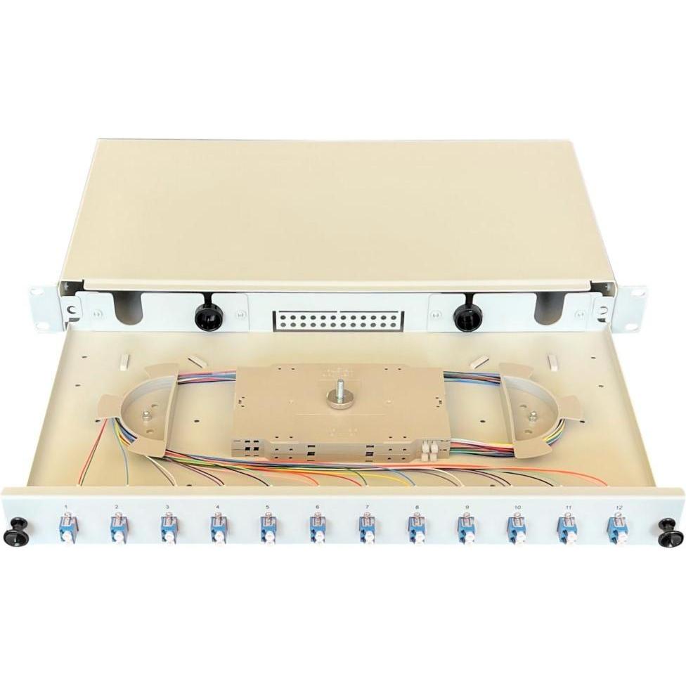 Thumbnail - Paschke Spleissbox/Patchpanel 48,30cm (19") 12x LCd OS2 BLAU 442304-12SA, Server Zubehör, Blau