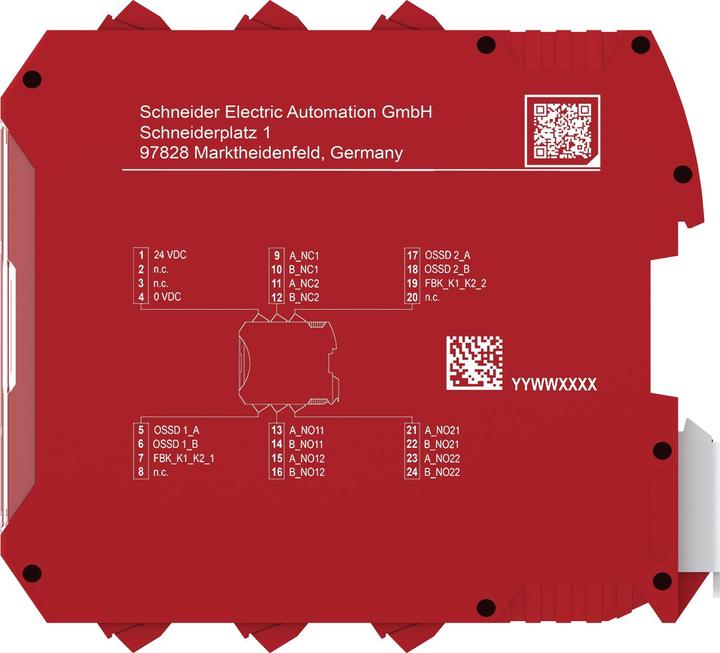 Produktbild Schneider Electric Safe Relay Output Module, 4 Ouputs
