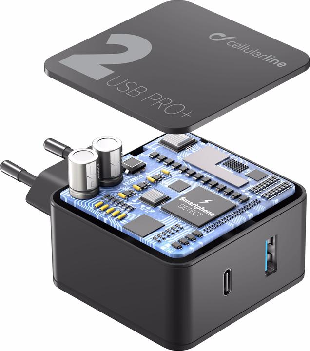 Immagine prodotto Cellularline Multipower 2 Pro+ (36 W, 2 porte)