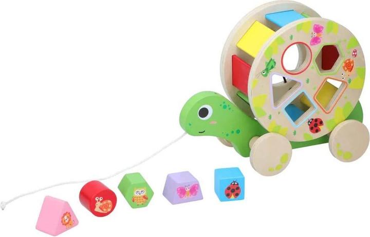 Image du produit Marionette Wooden Toys Shape sorter turtle 100% FSC W