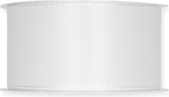 Halbach Taftband gewebt, weiss