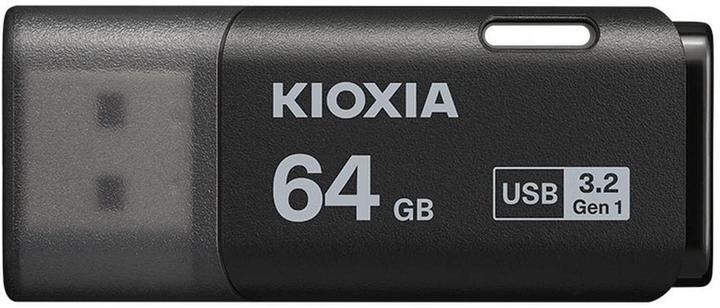 Actual product image Kioxia USB 3.2 64GB U301 HAYABUSA NEGRO (64 GB, USB-A)