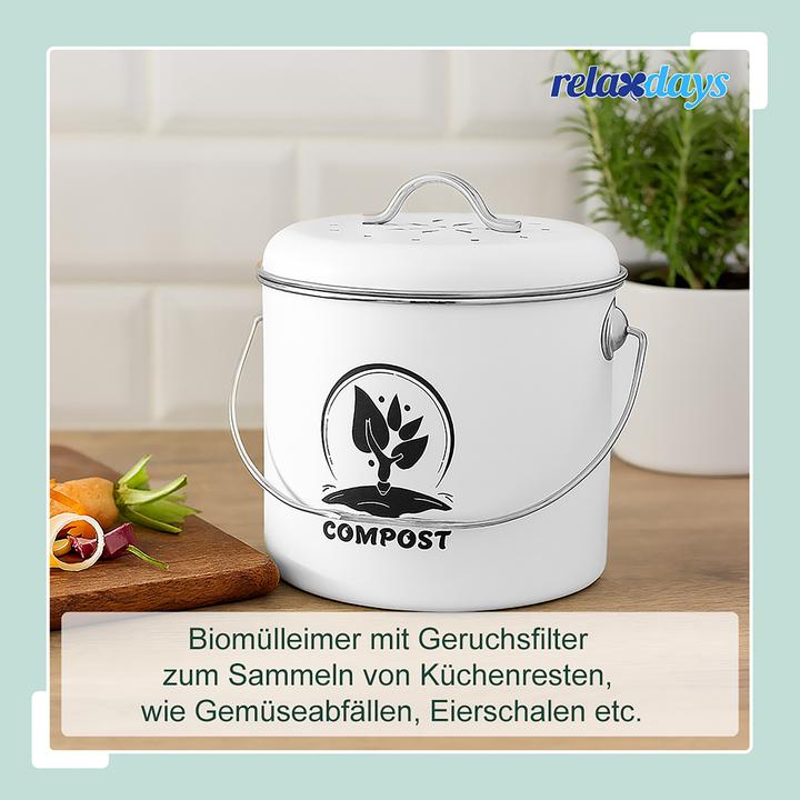 Produktbild Relaxdays Küchen-Komposteimer (3.50 l)
