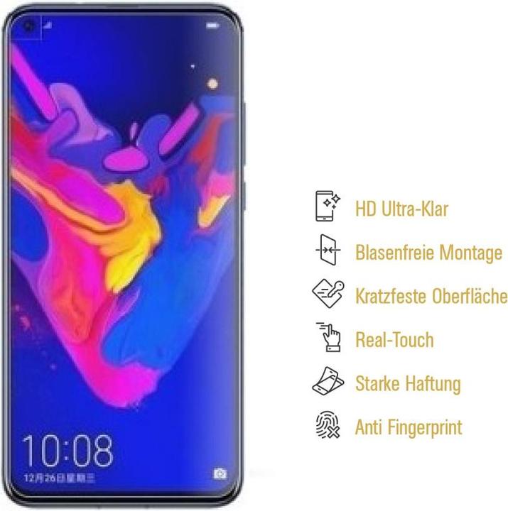 Actual product image Protectorking 3x Panzerfolie Anti-Shock HD Klar (3 Piece, Huawei Nova 4)