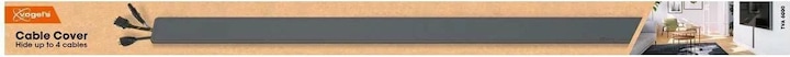 Produktbild Vogels Kabelkanal,80cm,Schwarz,Vertikal oder Horizontal montierbar (Kabelkanal, 80 cm)