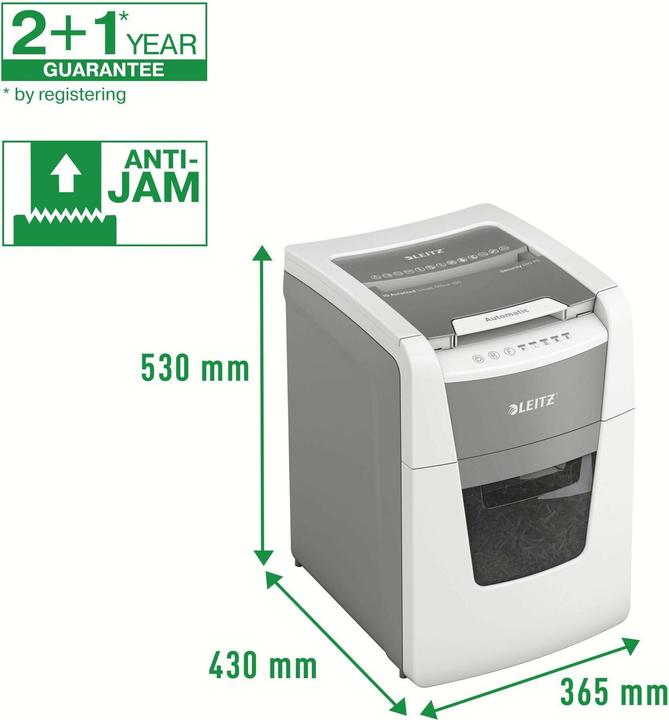 Actual product image Leitz IQ Autofeed Small Office 100 P-5 (Microcut)