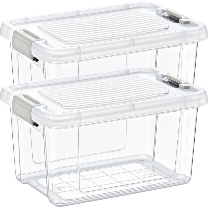 Storage Solutions Vorratsbox, 2500ml, transparent, 2er-Set (2.50 l)