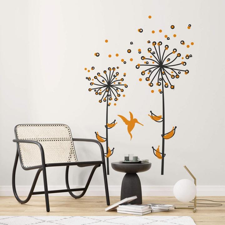 Actual product image Trenddeko Dandelion orange (69 x 100 cm)