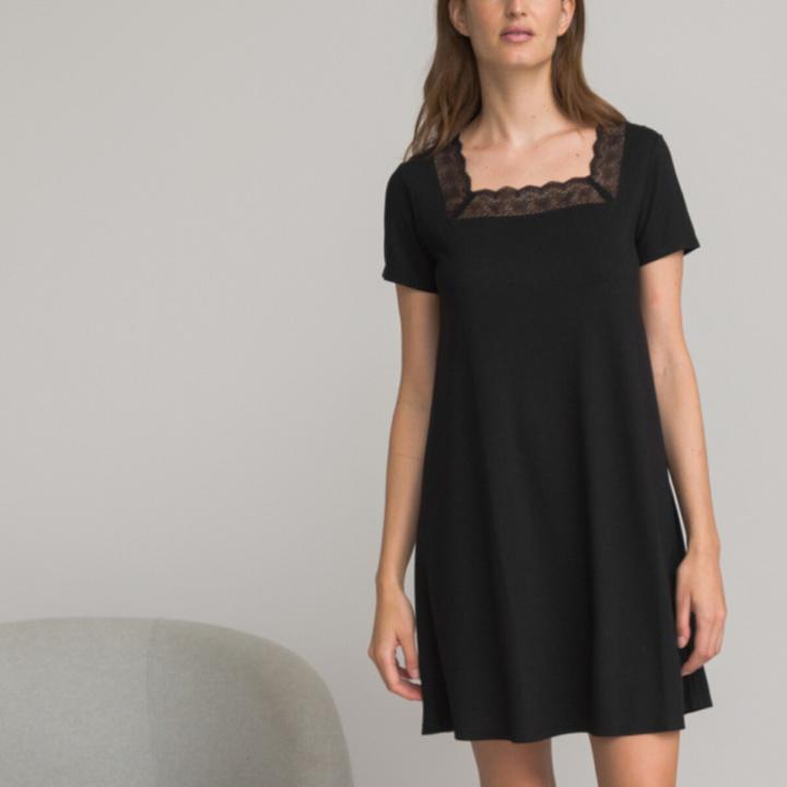 Produktbild La Redoute Collections Nachthemd mit kurzen Ärmeln (32, 34)