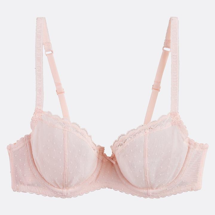 Actual product image La Redoute Collections Bügel-BH Alix aus beflocktem Tüll (80 B)