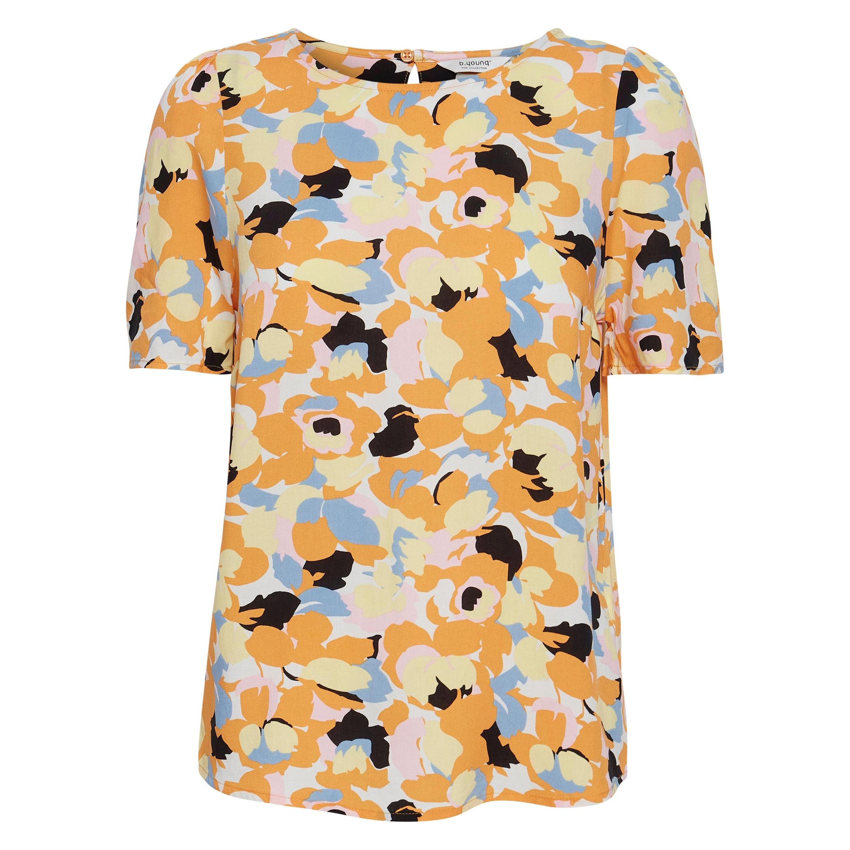 B.young, Damen, Blusen, Bymmjoella Oneck Blouse 2 20811222, Gelb, (40)