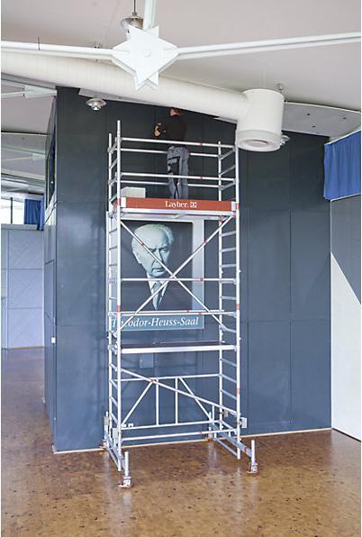Actual product image kaiserkraft Aluminum folding scaffold (Multi-purpose ladder, 276 cm)