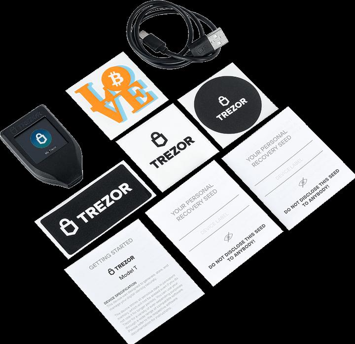 Produktbild Trezor Model T (Ethereum Classic, Litecoin, Bitcoin)