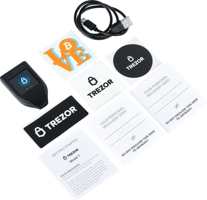 Produktbild Trezor Model T (Ethereum Classic, Litecoin, Bitcoin)