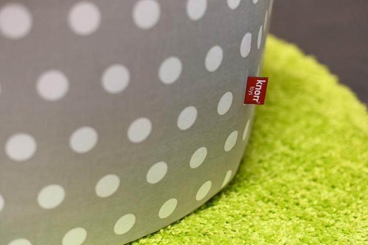 Produktbild Knorrtoys Bällebad soft - "Grey white dots" - 300 balls creme/grey/lightblue (ca. 6cm Durchmesser)