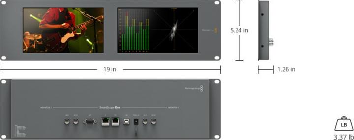 Produktbild Blackmagic SmartScope Duo 4K 2 (8", SVGA)