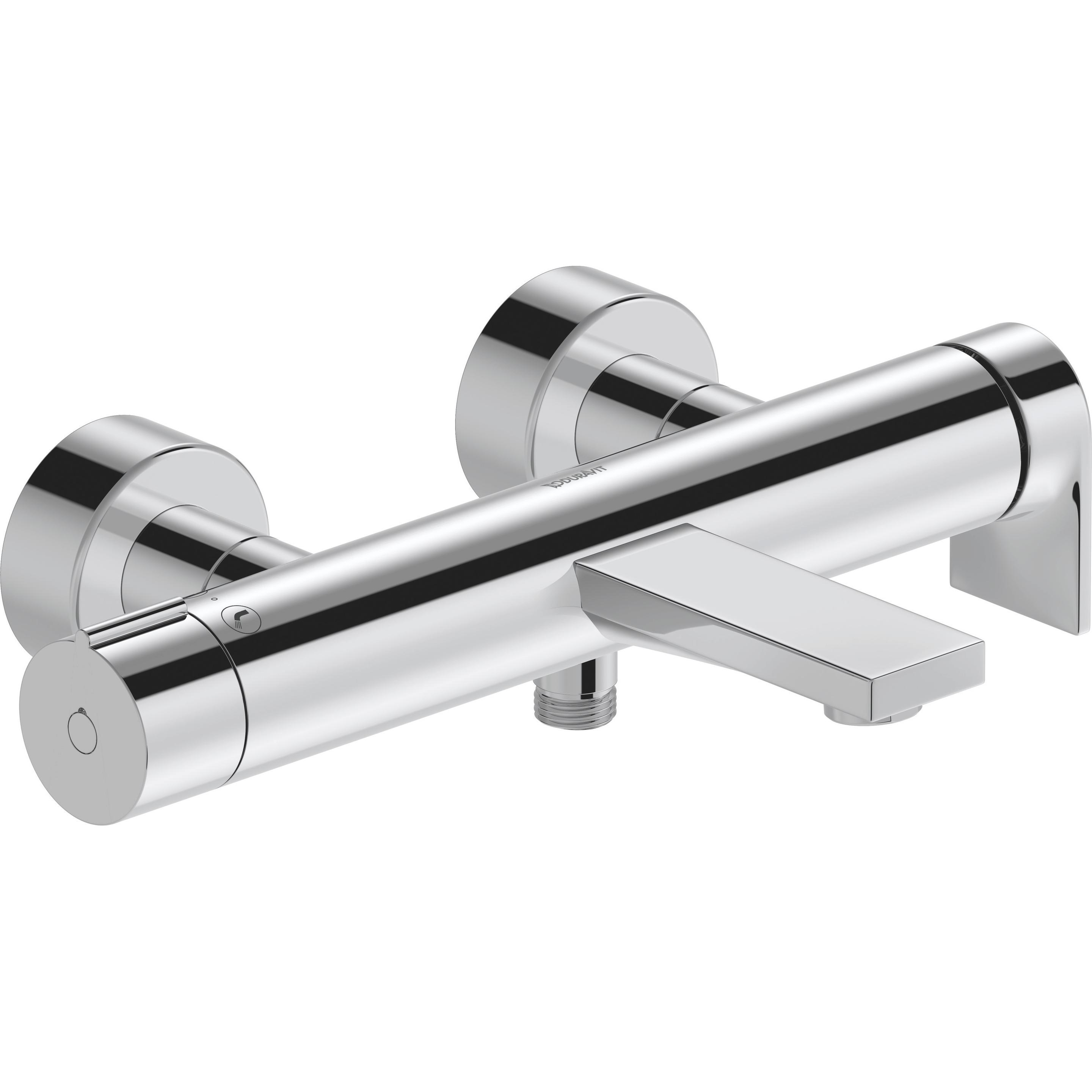 Duravit, Rubinetteria Per Bagno, Miscelatore Monocomando Per Vasca Tulum Cromo A Vista