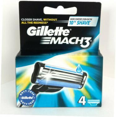 Actual product image Gillette Mach3 (4 x)
