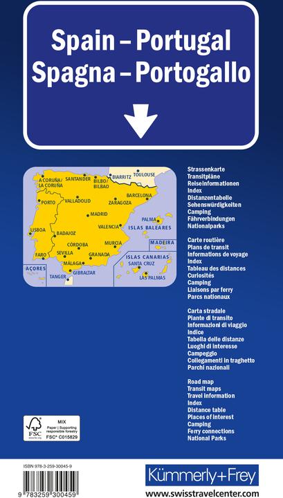 Produktbild Spanien, Portugal