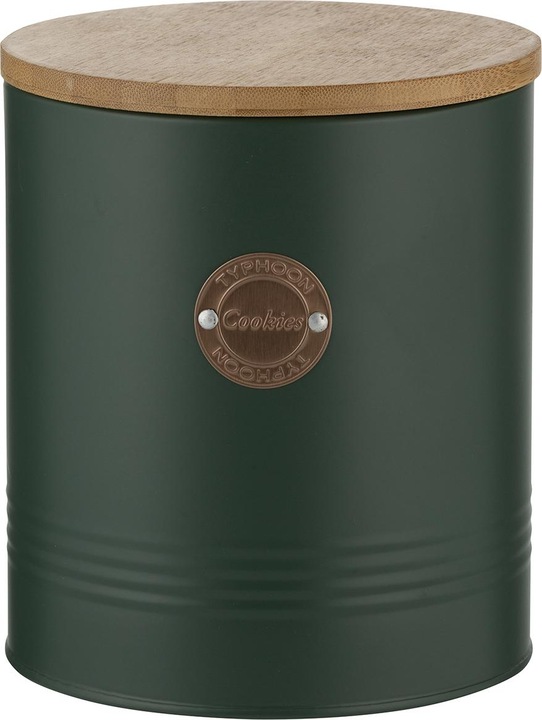Actual product image Typhoon 1400.032 Living Cookie Jar Storage, Steel, Bamboo, 3.4 litres (3.40 l)