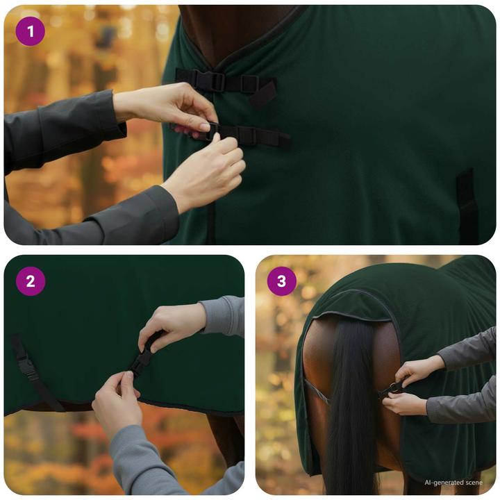 Actual product image vidaXL Polyester-Decke (115 cm)