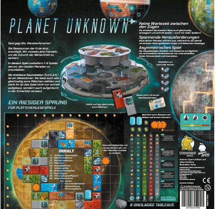 Actual product image Strohmann Games Kennerspiel Planet Unknown -EN- (German)
