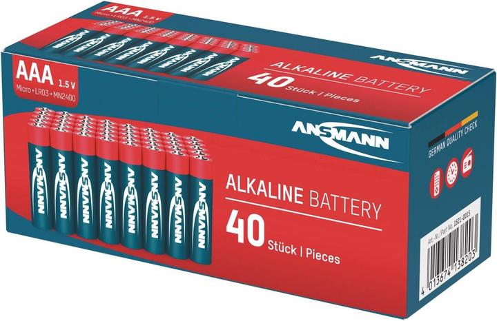 Produktbild Ansmann Batterie AAA Red 40er - - Micro - Batterie - Micro (AAA) (40 Stk., AAA)