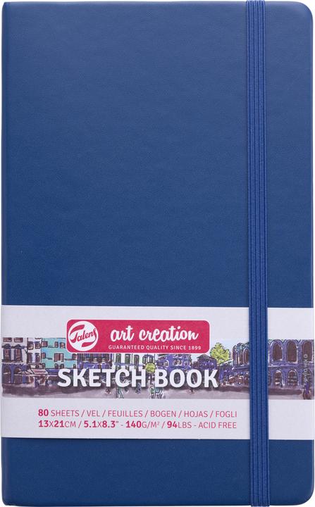 Talens Malbuch 13 x 21 cm Navy Blue (13 x 21 cm, Hardcover)