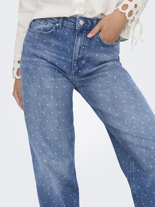 Image du produit Only ONLJUICY Hohe Taille Weiter Beinschnitt Jeans Jeans mit weitem Bein (28)