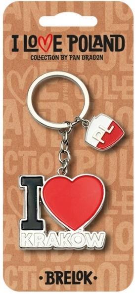 Actual product image Nuance Ich liebe den Schlüsselanhänger Polen Krakau ILP-BRE-B-KR-05
