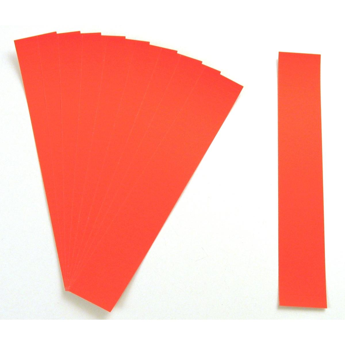 Ultradex, Kartenaufbewahrung, Einsteckkarten für 9,5mm Einsteckschiene 50x7,5mm VE=420 Stück rot