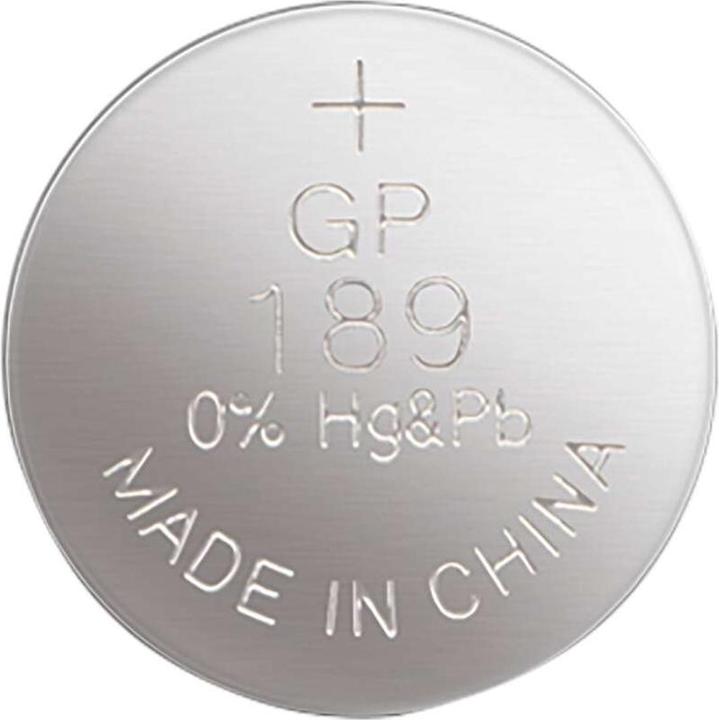 Produktbild GP Batteries GP Alkaline Knopfzelle 189, 10er (10 Stk., SR54, 44 mAh)
