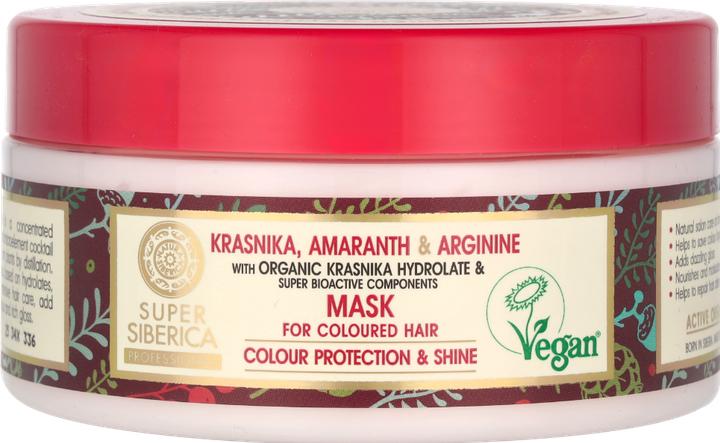Immagine prodotto Natura Siberica Maschera Super Cranberry Amaranth & Arginine per capelli colorati 300ml (300 ml)