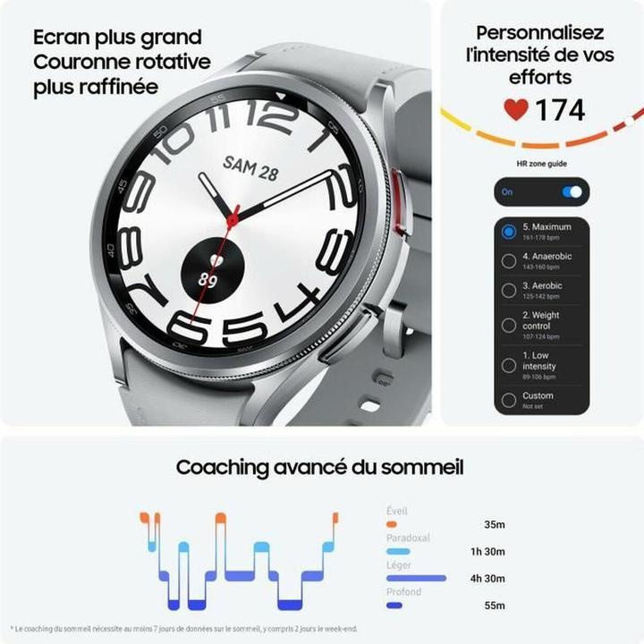 Actual product image Samsung Galaxy Watch6 Classic 47M BT Gra (47 mm)