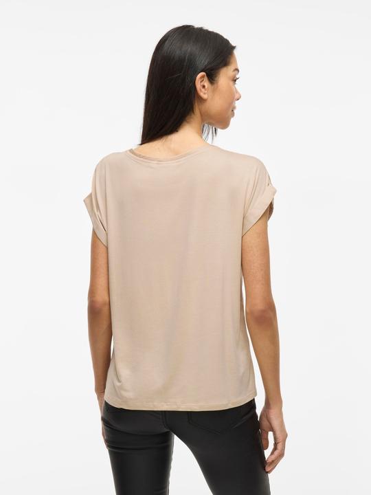 Actual product image Vila Round neckline top with short sleeves (44)