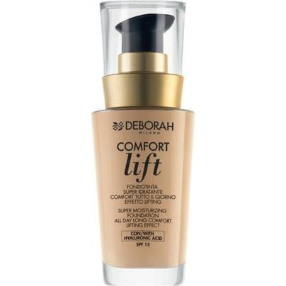 Deborah Milano, Foundation, Deborah Comfort Lift Hyaluronic Acid Hydrating Liquid Foundation 07 Vanilla Spf 15 30 Ml