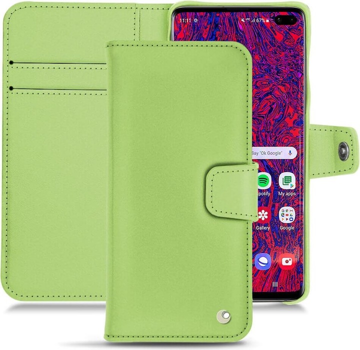 Noreve Lederschutzhülle Wallet (Samsung Galaxy S10 5G)