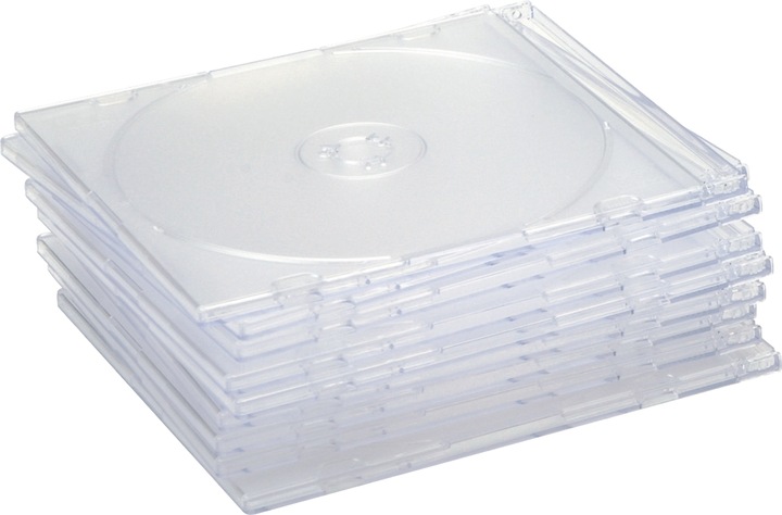 Image du produit MediaRange Boîtier pour CD vierge, étroit, pour 1 disque usinable, plateau noir