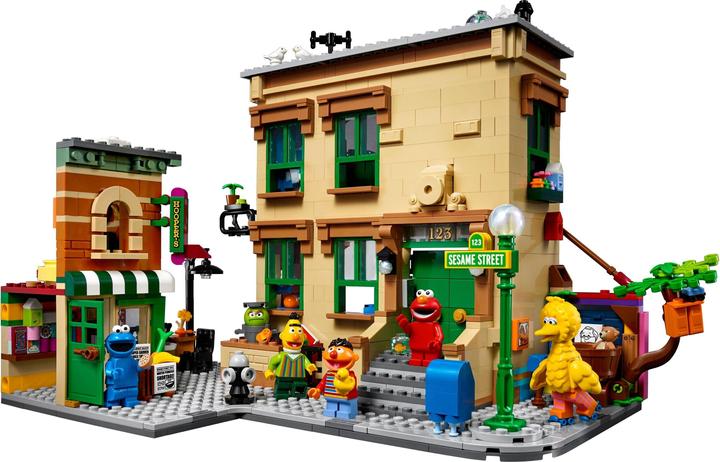 Actual product image LEGO Ideas End-Of-Live Set 123 Sesamstrasse - 21324 NEU! Teile 1367x (21324, LEGO Ideas)