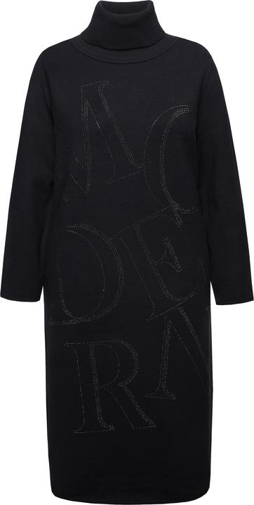 Produktbild Ulla Popken Strickkleid, Buchstaben, Stehkragen, Langarm (58)