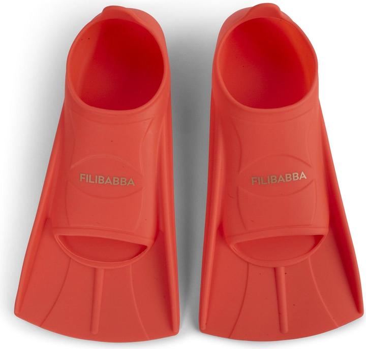Filibabba Swim fins size 24-26 - Warm Red