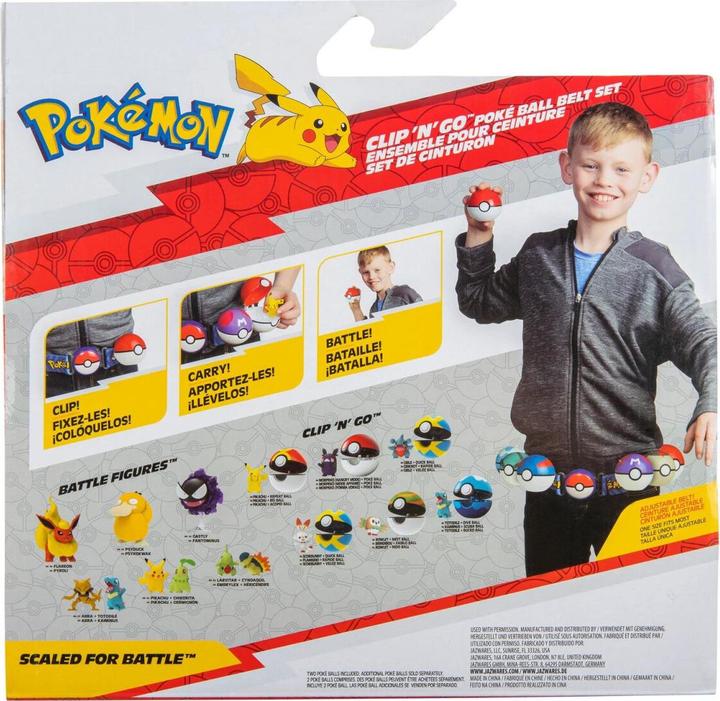 Immagine prodotto Jazwares Clip'n'Go Poké Set cintura