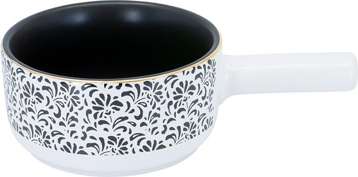 Kadastar Fonduta Caquelon floreale bianco (0.80 l)