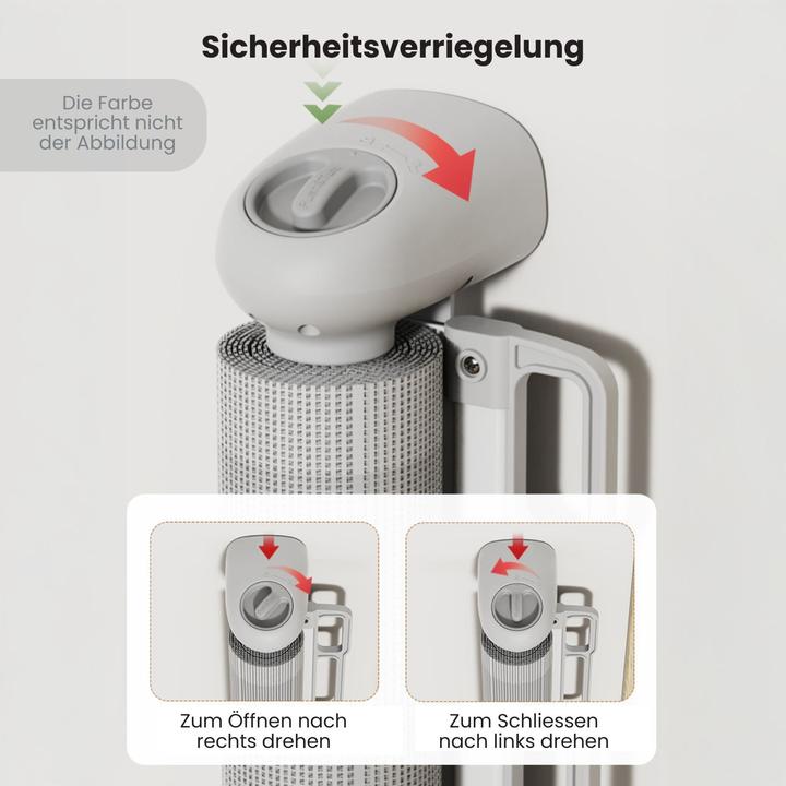 Produktbild Hermex Absperrgitter Schutzgitter Tür-Barriere Treppenschutzgitter (20 cm)