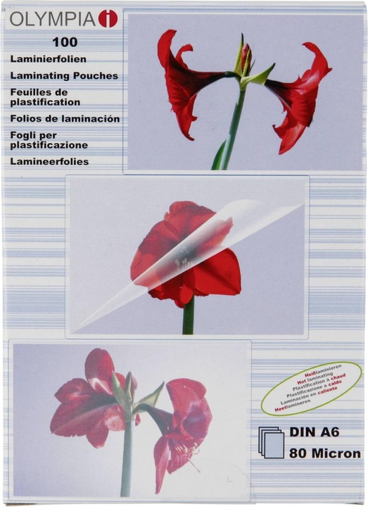 Productafbeelding Olympia Lamineerfolies (A6, 100 Stuk, 80 µm)