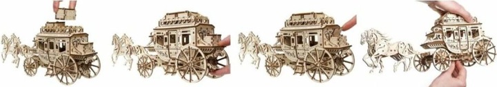 Produktbild Ugears Pferdekutsche