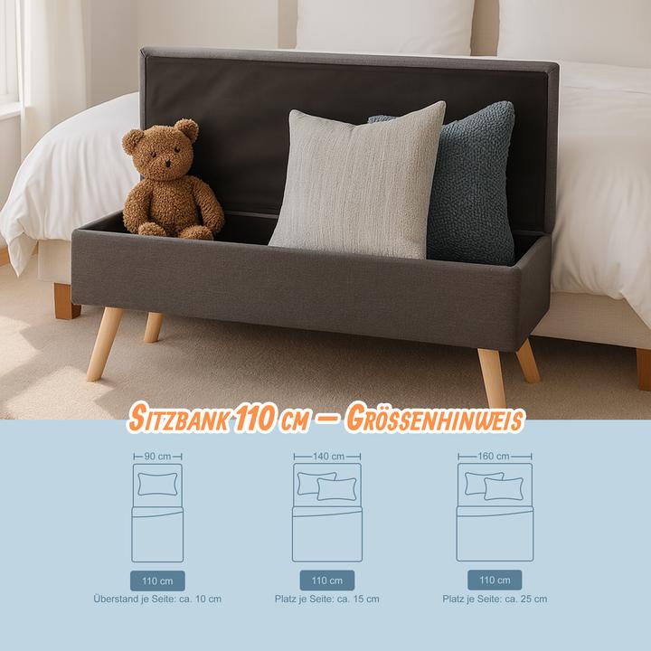 Image du produit Relaxdays Banquette (110 cm)