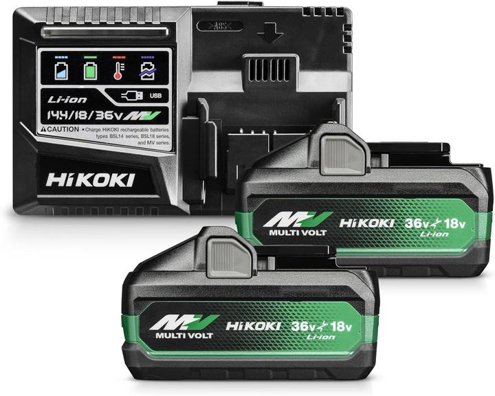 Produktbild Hikoki NETZWERK-LADEGERÄT + BATTERIEN UC18YSL3 WHZ (18 V)