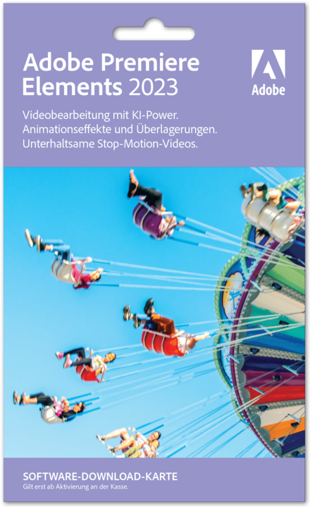 Produktbild Adobe Premiere Elements 2023 (1 User, unbegrenzt)
